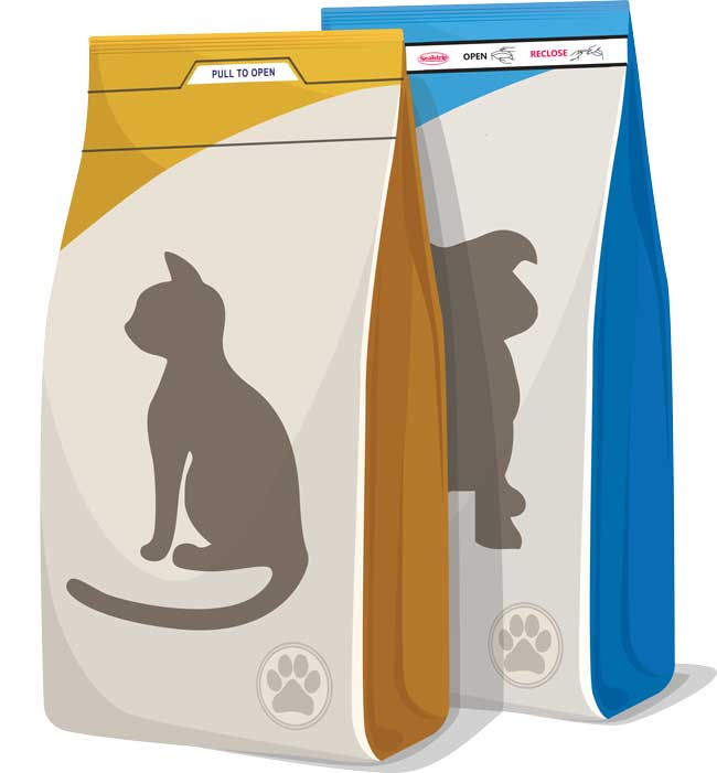 Petfood reseal Packaging